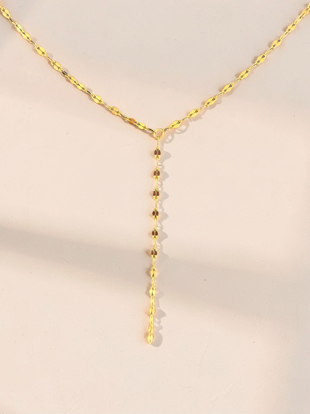 IVYI Kette | Edelstahl Schmuck | Lariat Halskette
