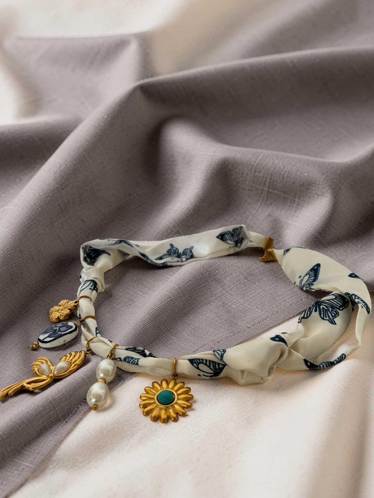 LUCIANA Halskette | Statement Halskette | Geschenk für Sie |18k