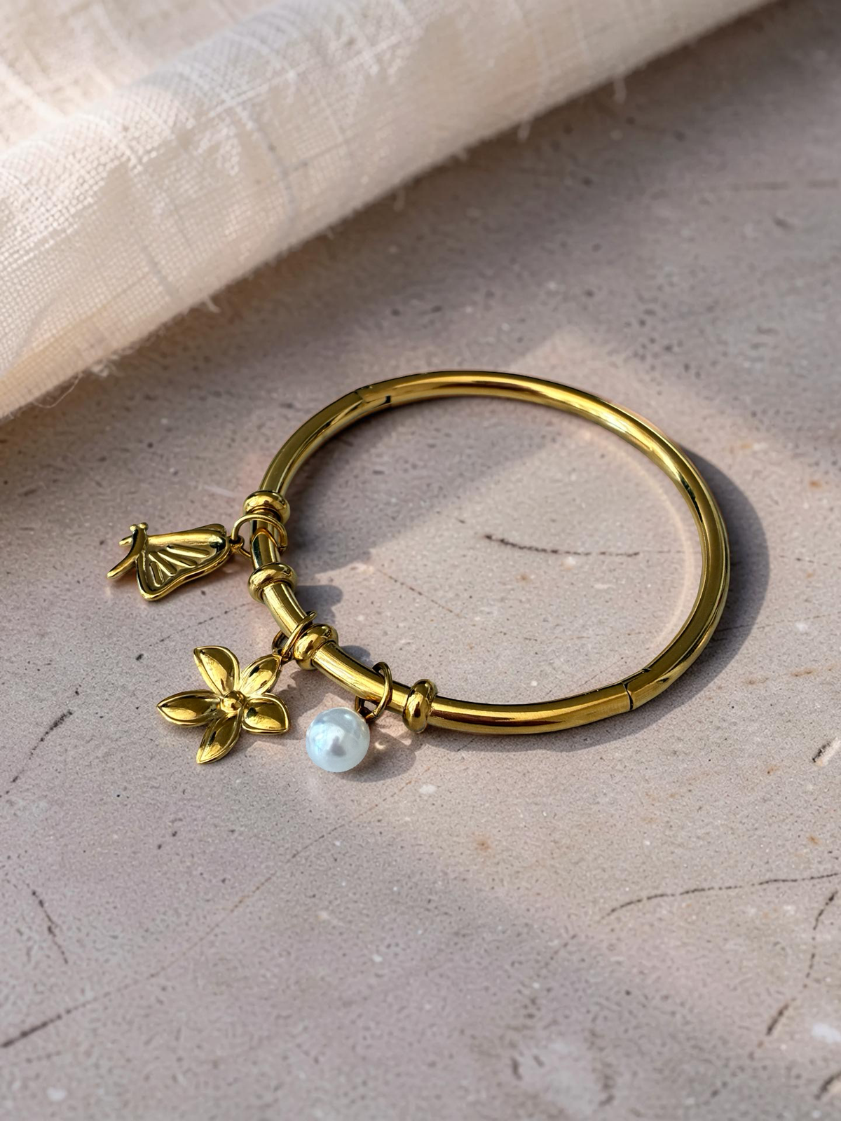 SORENA Armband | Modernes Damen Gold Armband