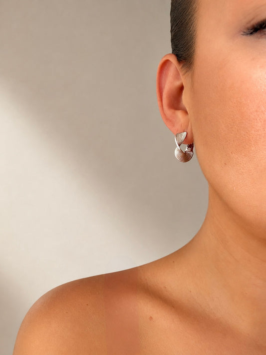 AVIDA Creolen | Moderne Ohrringe | 925 Sterling Silber